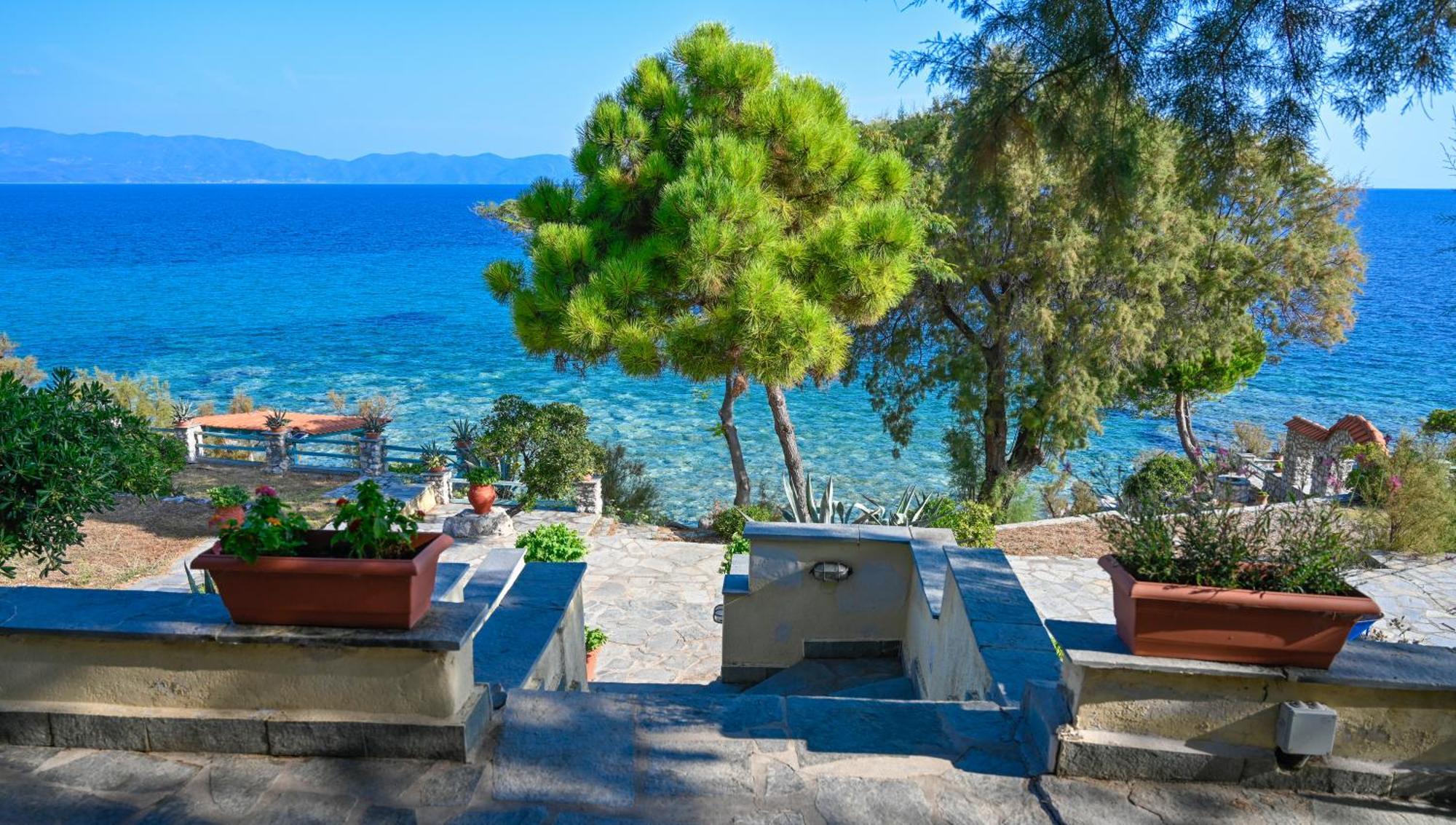 Kiparissi Villa Halkidiki อิเอริสโซส ภายนอก รูปภาพ