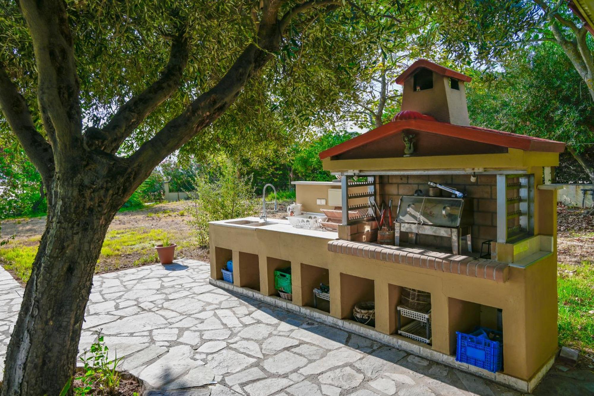 Kiparissi Villa Halkidiki อิเอริสโซส ภายนอก รูปภาพ