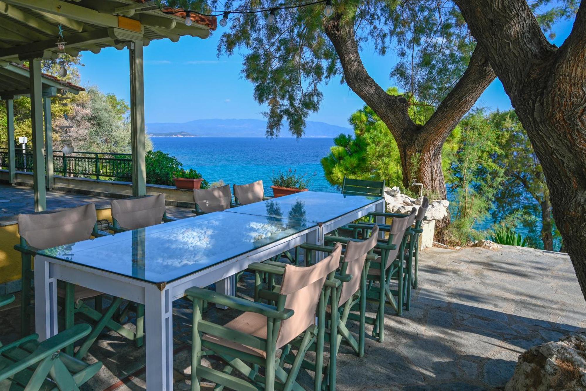Kiparissi Villa Halkidiki อิเอริสโซส ภายนอก รูปภาพ